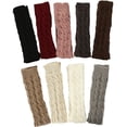 thumbnail image 3 of Yoyauz Women's Long Fingerless Gloves Arm Warm Knit Thumbhole Stretch, 3 of 6