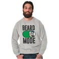 thumbnail image 4 of Beard Mode On Bluto Funny Bearded Men's Crewneck Sweatshirt Brisco Brands S, 4 of 6