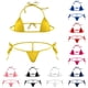 thumbnail image 5 of Womens Brazilian Swimwear Thong Bikini Set Bra G-String Underwear Lingerie, 5 of 8