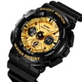 thumbnail image 4 of SKMEI 2118 Men's Dual Display Sports Watch with Analog-Digital Interface, Backlight for Night Visibility, 50M Water Resistance for Swimming, Multifunctional Features Including World Time, Stopwatch,, 4 of 6