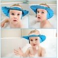 Arroyner 6pcs Adjustable Baby Shampoo Cap, Protecting Eyes, Ears, and Head, Waterproof Shower