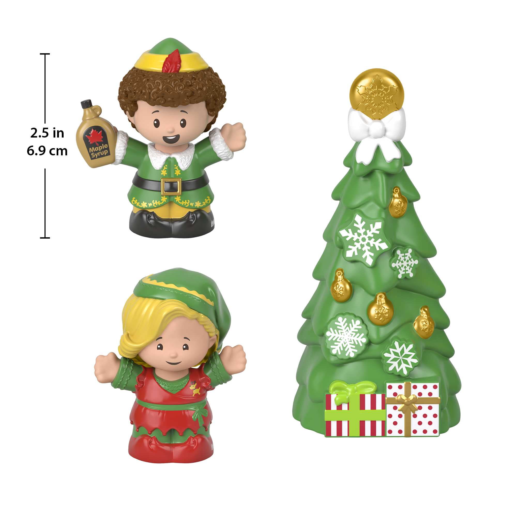 Little People Collector Elf Movie Special Edition Figure Set in Christmas Box for Adults & Fans