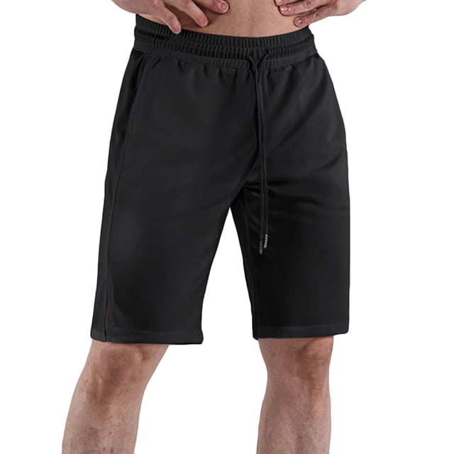 pstuiky Pantalones cortos deportivos para hombre, Pantalones cortos casuales de secado rápido con cordón y cintura elástica para hombre Pantalones cortos de golf
