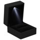 thumbnail image 2 of Caja de joyería con luz LED (1 unidad), caja para anillo de compromiso, estuche creativo para guardar anillos, 2 of 8
