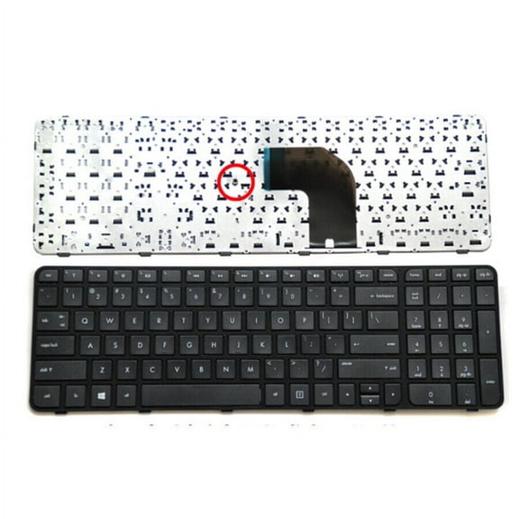 New Laptop Keyboard (Without Frame) Replacement for HP P/N: 697452-001 699497-001 AER36U02210 R36 673613-001 681800-001 684650-001 2B-04801Q121 AER36U00310 US Layout Black Color