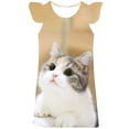 thumbnail image 1 of Vestidos de gato para niñas, ropa de fiesta para niños, vestido Formal de noche para niños, faldas informales de una pieza con dibujos animados de animales, Frocks10T Gao Jinjia LED, 1 of 2
