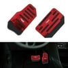 Red Universal Car Clutch Throttle Brake Foot Anti-slip Pedal Treadle Belt Car Accessories(1PCS)