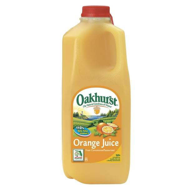 Oakhurst Orange Juice, Half Gallon