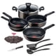 thumbnail image 1 of Batería de cocina T-Fal XL Force 11 Piezas Negra, 1 of 4