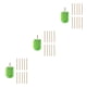 thumbnail image 3 of Wosthever Moldes de helado con tapa Molde de congelación de plástico Resistente a la temperatura Lavable Fabricante reutilizable con palos de Type1 NO1, 3 of 6