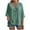 Mint Green, variant on Bmawag Women Plus Size Casual Cardigan Tops Women's Plus Size Fashion Open Front Casual Solid Color Button Up Cardigan Cover 3/4 Sleeve V-neck Tops Cover-Up Black 3XL