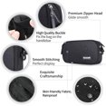 thumbnail image 2 of Bolsa delantera para bicicleta, bolsa para manillar de bicicleta con cubierta para lluvia, multifunción, bolso de hombro, bolso de hombro al azar, 2 of 5