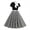 01 Black Stripe, variant on Women 2 Piece Outfit Sets Cap Sleeve Solid Black Crop Top Tshirt Ribbed Knit High Waist Flowy Skirt Size M
