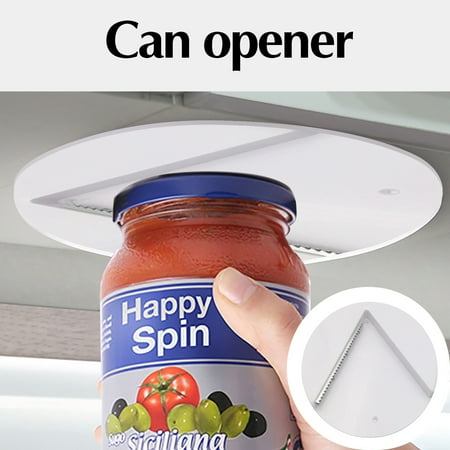 

Tangnade Can opener Easy To Install Stainless Steel Labor-saving Screw Cap Opener In The Kitchen White