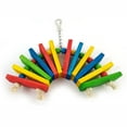 thumbnail image 5 of Meidiya Bird Parrot Chewing Sticks Toys,Hanging Multicolored Natural Wooden Blocks Suggested for Conures,Parakeets,Cockatiels,Lovebirds and Other Birds, 5 of 7