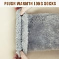 thumbnail image 2 of Goose down Knee Socks for Christmas, 2026 New Winter Warm Long Fuzzy Thigh High Socks, Soft Cozy Fuzzy Leg Warmers, 2 of 7