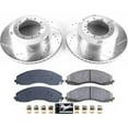 thumbnail image 3 of PowerStop Rear Z23 Evolution Sport Carbon-Fiber Ceramic Brake Pad and Drilled & Slotted Rotor Kit Fits: FORD Select Models K7424, 3 of 10