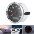 thumbnail image 1 of Hilitand Tachometer,3000 RPM Tachometer,85mm / 3.3in Boat Tachometer Sensor IP67 Tacho Gauge 12V / 24V Red Light With LCD Display Service Hour Meter 3000 RPM, 1 of 8