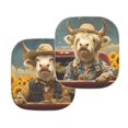 thumbnail image 2 of Bulopur Sunflower Highland Cow Windshield Sun Shade UV Reflector Car Sun Shade Windshield Foldable Easy to Use Automotive Interior Sun Protection Vehicle Summer Essential Protector for Cars, 2 of 6