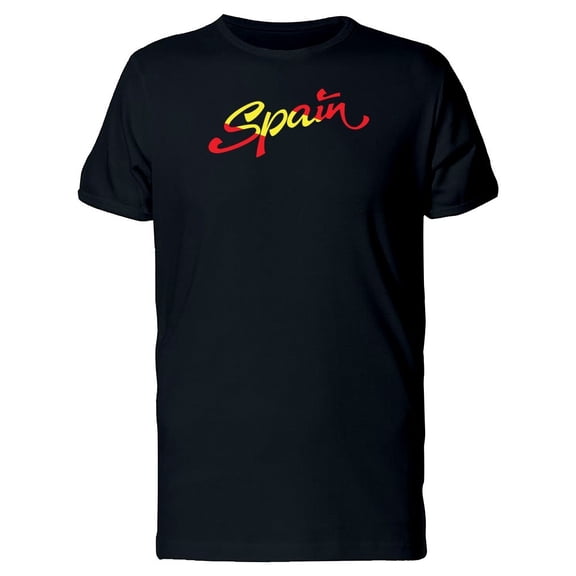 Handwriting Lettering Spain Tee Men's -Image by Shutterstock