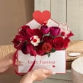 thumbnail image 4 of 10pcs Envelope-style Flower Box for Bouquets - Paper Floral Packaging Box, Lightweight & Easy-to-Assemble Gift Box for Weddings, Anniversaries, Valentine’s Day & Surprises Handmade Presents, 4 of 4