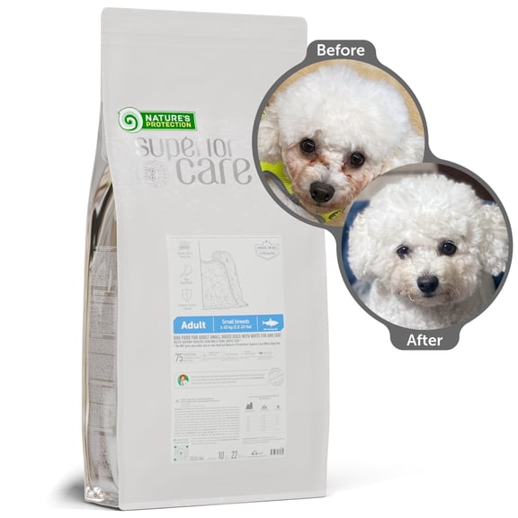 Nature's Protection Superior Care Grain Free Herring Dry Dog Food Small Breed Adult, 22 lb Bag