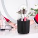 thumbnail image 1 of unbranded Organizador Giratorio Para Brochas De Maquillaje Con Tapa Transparente Y Compartimentos Múltiples Negro, 1 of 8