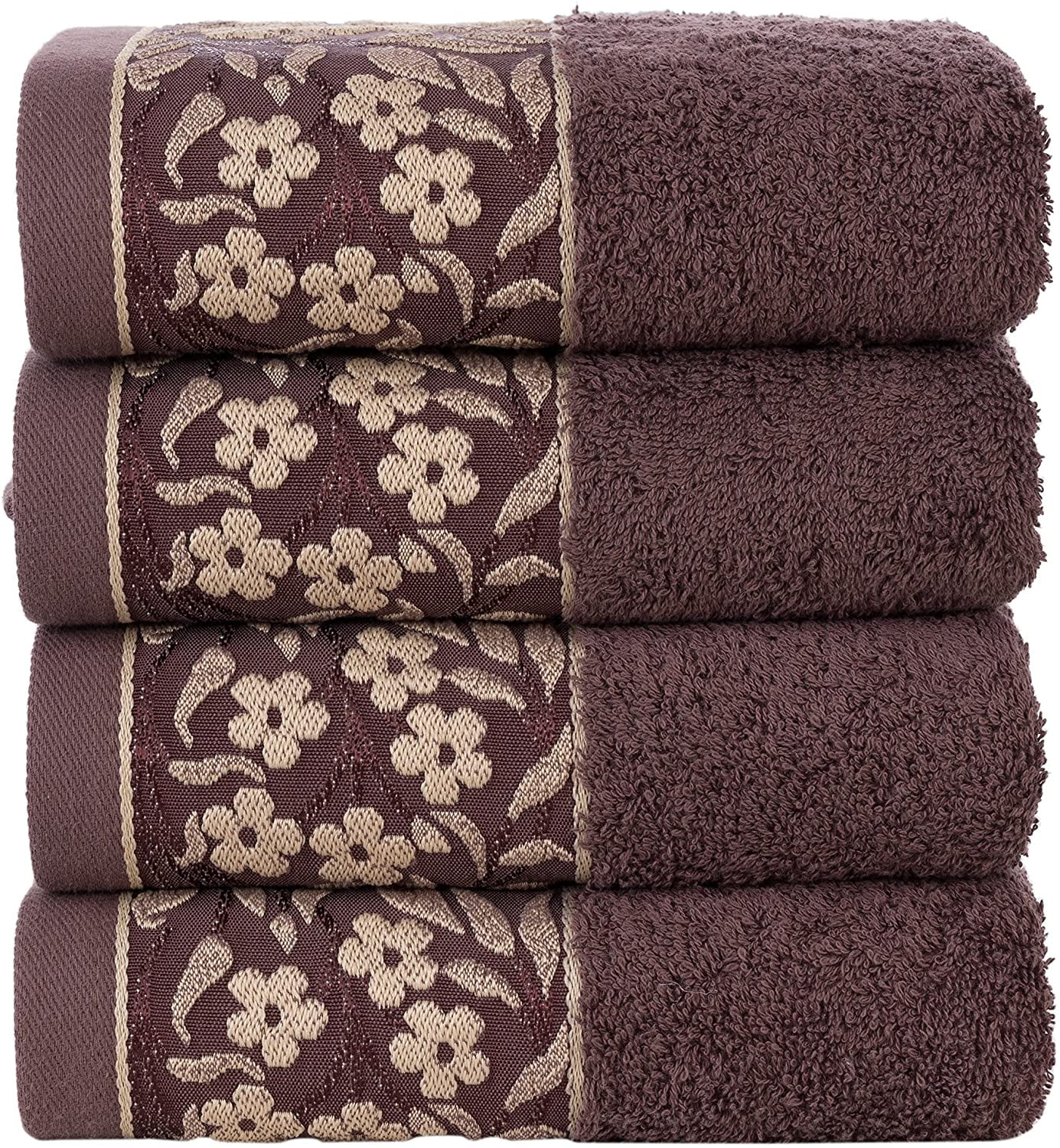 Hygge Fine Cotton Turkish Towels for Bath, Bathroom Hand Towels Pack of