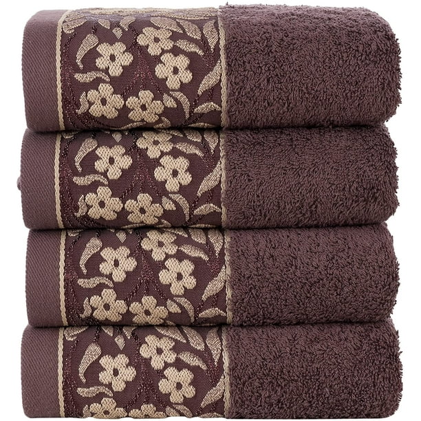 Hygge Fine Cotton Turkish Towels for Bath, Bathroom Hand Towels Pack of