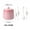 PINK, variant on Ice Cream Gradient Rainbow Color Ceramic Seasoning Jar With Lid Sugar Salt Storage Accessories Kitchen Spoon French Style Set