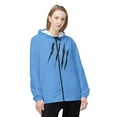 thumbnail image 3 of Effete Feline Claw Marks Scratch Windbreaker Jacket (AOP), 3 of 10