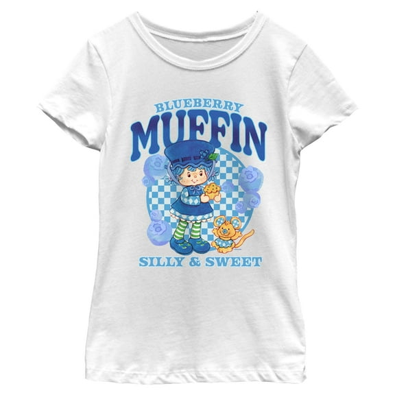 Girls Strawberry Shortcake Blueberry Muffin Silly and Sweet T Shirt