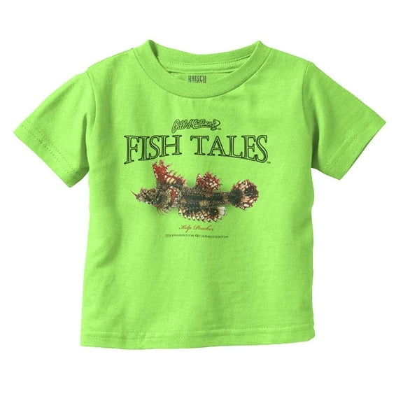Gill McFinn Kelp Fishing Fisher Fish Toddler Boy Girl T Shirt Infant Toddler Brisco Brands 12M