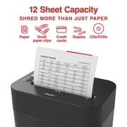 Staples 12-Sheet Micro-Cut Multi-Media Shredder (ST62152)