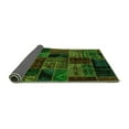 thumbnail image 2 of Ahgly Company Indoor Rectangle Oriental Green Modern Area Rugs, 4' x 6', 2 of 4