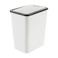 thumbnail image 5 of Mouliraty Bathroom Trash Can With Lid Garbage Can With Press Lid Plastic Wastebasket With Popup Lid For Toilet Office Bedroom Living Room, 5 of 6