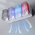 thumbnail image 4 of Cqxid Rack Under $10 Wall Mounted Convenience Toothbrush Holder Toothpaste Stand With Super Sticky Pads For Bathroom New, 4 of 6