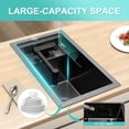 thumbnail image 4 of puresly Kitchen Sink 16.9x9.8x8.7 Inch 304 Stainless Steel Bar Sinks with Faucet Single Bowl Undermount Sinks for Home And Apartment Outdoor Camper, 4 of 9