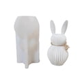 thumbnail image 2 of Dvkptbk Silicone Molds for A Rabbits Vase and DIY Easter Rabbits Plaster Vase Ornament and Holiday Decoration easter decorations, 2 of 6