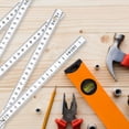thumbnail image 4 of Folding Ruler 6ft 2m Yard Stick, Metric and Imperial Measurements, Durable Fiberglass Carpenter's Fold Rule Yard Stick (Pack of 2), 4 of 8