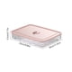 thumbnail image 3 of Huevera transparente para refrigerador con capacidad para 24 huevos | Contenedor apilable para guardar huevos con tapa | Organizador de huevos de plástico para refrigerador, 3 of 5