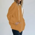 thumbnail image 4 of SAATLERI Women Hoodied Oversized Fleece Jacket Full Zip Drawstring Cute Sweatshirt Y2k Lightweight Fall Pullover with Pockets, 4 of 4