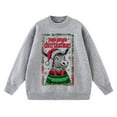thumbnail image 4 of Byworldtasic Christmas Prints Sweater for Womens Oversized Crew Neck Top Long Sleeve Knit Pullover Sweater, 4 of 6