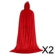 thumbnail image 1 of Capa de halloween ,capa de halloween para mujeres adultas con capucha para niños,capa de disfraz para hombre de talla grande Capa de terciopelo con capucha,Disfraces góticos de Halloween para, 1 of 8