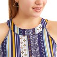 thumbnail image 3 of Paper Tee Junior's Racer Neck Boho Print Sun Dress, 3 of 3