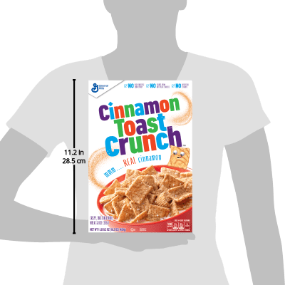 Cinnamon Toast Crunch, Cereal, with Whole Grain, 16.2 oz