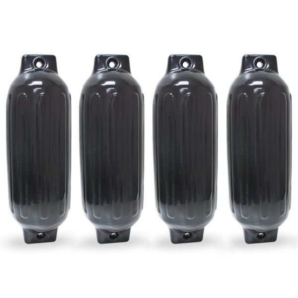North East Harbor Twin Eye Ribbed Boat Pontoon Fender 8.5" x 27" 4pcs