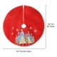 thumbnail image 2 of Decoraciones navideñas, adornos navideños, regalos de Navidad, falda para árbol de Navidad blanca clásica, decoración de escritorio para árbol de Navidad, falda para árbol de Navidad, 2 of 5