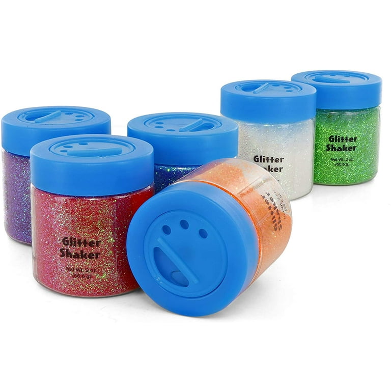 Glitter for Slime, Extra fine Glitter Shakers in Shaker Jars, Great for  Slime, Art and Crafts, Nail Art Polish, Scrapbooking, Paints, Set of 5