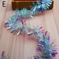 thumbnail image 3 of Adornos navideños de 2 m para barra de bar, guirnalda de cinta, adornos para árbol de Navidad, oropel de caña verde oscuro blanco, suministros para fiestas navideñas, 3 of 5
